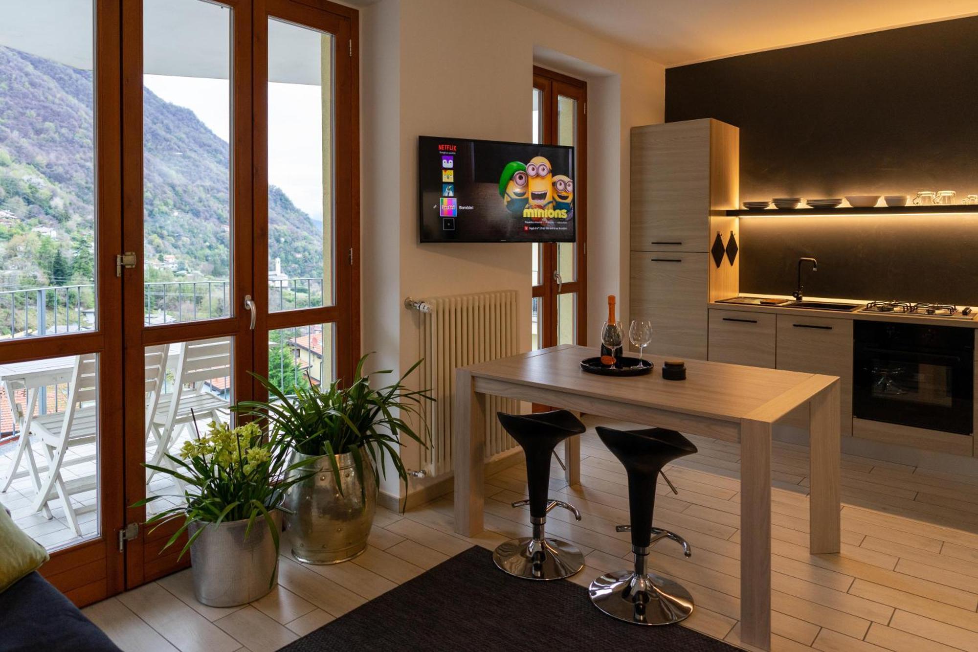Vista Dolce Isola _ Lakeview Pool, Terrace & Garden Apartment Argegno Dış mekan fotoğraf